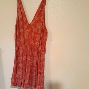 Spaghetti strap romper
